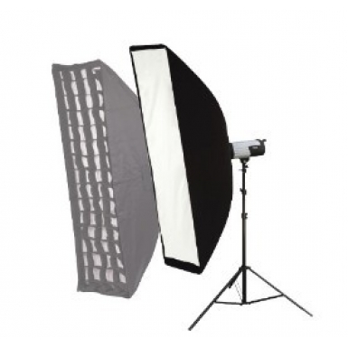 Menik SS-9 Softbox High Grade 30x120 cm met grid